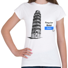 PRINTFASHION Grafikus humor - Női póló - Fehér