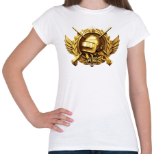 PRINTFASHION Grandmaster - PUBG (Conqueror) - Női póló - Fehér női póló