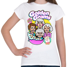 PRINTFASHION Granny-díj - Női póló - Fehér