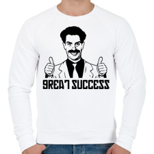PRINTFASHION Great Success - Férfi pulóver - Fehér férfi pulóver, kardigán