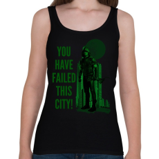 PRINTFASHION Green Arrow - Női atléta - Fekete