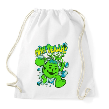 PRINTFASHION Green cup - Sportzsák, Tornazsák - Fehér tornazsák