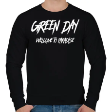 PRINTFASHION GREEN DAY 2 - Férfi pulóver - Fekete