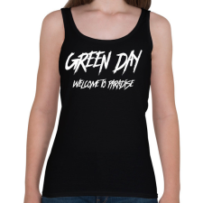 PRINTFASHION GREEN DAY 2 - Női atléta - Fekete női trikó