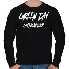 PRINTFASHION GREEN DAY 3 - Férfi pulóver - Fekete