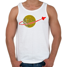 PRINTFASHION Green planet - Férfi atléta - Fehér