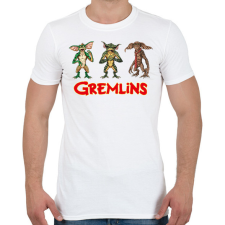 PRINTFASHION Gremlins - Férfi póló - Fehér férfi póló