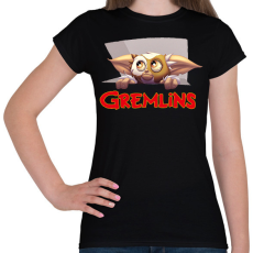 PRINTFASHION Gremlins - Női póló - Fekete