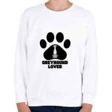 PRINTFASHION Greyhound Lover - Gyerek pulóver - Fehér gyerek pulóver, kardigán