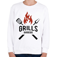 PRINTFASHION Grill - Gyerek pulóver - Fehér gyerek pulóver, kardigán