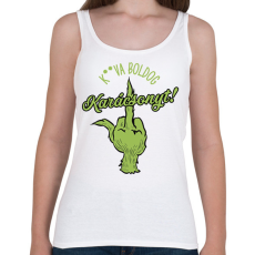 PRINTFASHION Grinch karácsony - Női atléta - Fehér