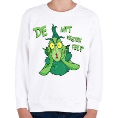 PRINTFASHION Grincs mit vegyek fel - Gyerek pulóver - Fehér