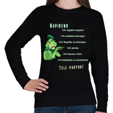 PRINTFASHION grincs napirendje - Női pulóver - Fekete női pulóver, kardigán