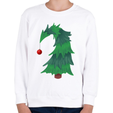 PRINTFASHION Grincsfa - Gyerek pulóver - Fehér gyerek pulóver, kardigán