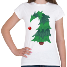 PRINTFASHION Grincsfa  - Női póló - Fehér női póló