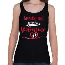 PRINTFASHION Growing my own  - Női atléta - Fekete női trikó