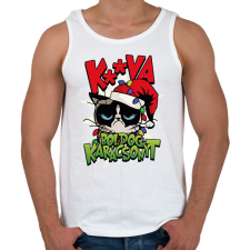 PRINTFASHION Grumpy karácsony - Férfi atléta - Fehér atléta, trikó