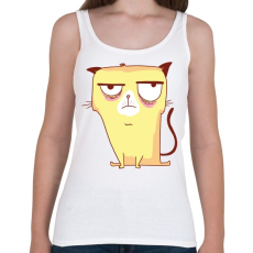PRINTFASHION Grumpycat - Női atléta - Fehér