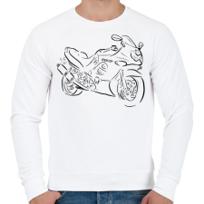 PRINTFASHION GSXF600 - Férfi pulóver - Fehér férfi pulóver, kardigán