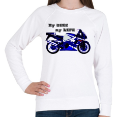 PRINTFASHION gsxr1000 - Női pulóver - Fehér