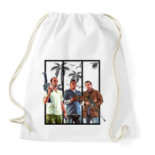 PRINTFASHION Gta 5 - Sportzsák, Tornazsák - Fehér tornazsák