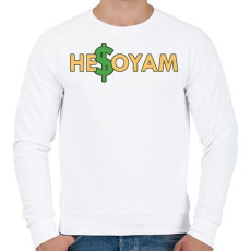 PRINTFASHION Gta - Férfi pulóver - Fehér