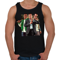 PRINTFASHION GTA karakterek #2 - Férfi atléta - Fekete