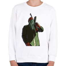 PRINTFASHION Gta San Andreas GrooveStreet - Gyerek pulóver - Fehér