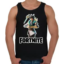 PRINTFASHION Guardian Lin - fortnite - Férfi atléta - Fekete atléta, trikó