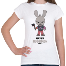 PRINTFASHION Guggimon - Fortnite Season 8 - Női póló - Fehér női póló