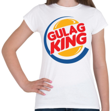 PRINTFASHION Gulag King - Női póló - Fehér női póló
