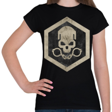 PRINTFASHION Gulag logo - Női póló - Fekete