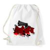 PRINTFASHION GUN - Sportzsák, Tornazsák - Fehér