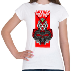 PRINTFASHION Gundam Astray  - Női póló - Fehér