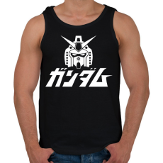 PRINTFASHION Gundam - Férfi atléta - Fekete