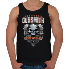 PRINTFASHION Gunsmith - Férfi atléta - Fekete