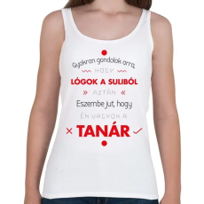 PRINTFASHION Gyakran gondolok arra, hogy lógok - Női atléta - Fehér