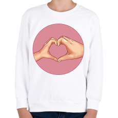 PRINTFASHION Gyerek és szülő szeretet - Gyerek pulóver - Fehér