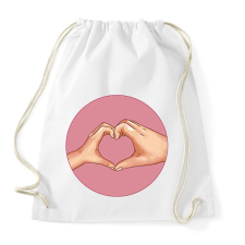 PRINTFASHION Gyerek és szülő szeretet - Sportzsák, Tornazsák - Fehér atléta, trikó