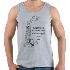 PRINTFASHION Gyertya - Férfi atléta - Sport szürke atléta, trikó