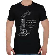 PRINTFASHION Gyertya - Férfi póló - Fekete
