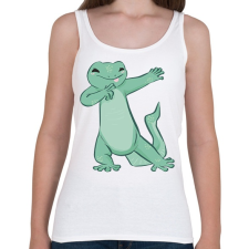 PRINTFASHION Gyík - Női atléta - Fehér női trikó