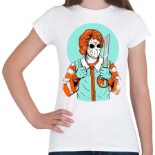 PRINTFASHION Gyilkos bohóc - Női póló - Fehér női póló