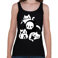 PRINTFASHION Gyilkos cicák - Női atléta - Fekete női trikó