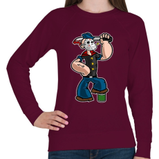 PRINTFASHION Gyilkos tengerész  - Női pulóver - Bordó