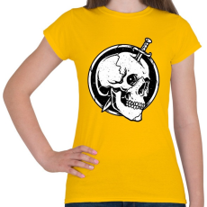 PRINTFASHION Gyilkosság - Női póló - Sárga