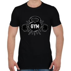 PRINTFASHION gym - Férfi póló - Fekete