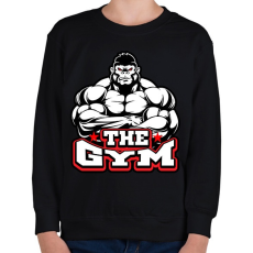 PRINTFASHION gym - Gyerek pulóver - Fekete
