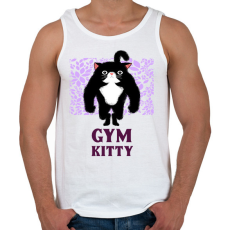 PRINTFASHION GYM KITTY - Férfi atléta - Fehér