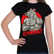 PRINTFASHION Gymrat 2 - Női póló - Fekete női póló